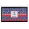 Buoy & Argyle Print Bar Mat - Small (Personalized)