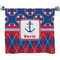 Buoy & Argyle Print Bath Towel (Personalized)