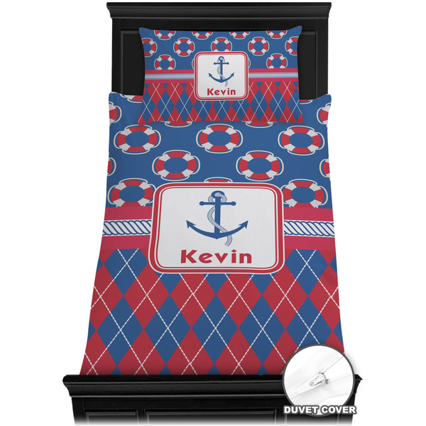 Buoy & Argyle Print Bedding Set (TwinXL) - Duvet