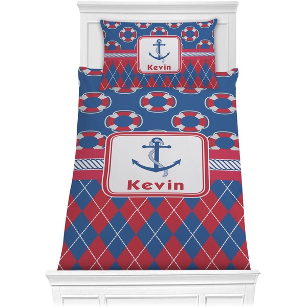 Buoy & Argyle Print Bedding Set (Twin)