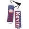Buoy & Argyle Print Bookmark with tassel - Front and Back