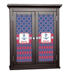 Buoy & Argyle Print Cabinet Decal - Large (Personalized)