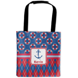 Buoy & Argyle Print Auto Back Seat Organizer Bag (Personalized)