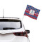 Buoy & Argyle Print Car Flag - Large - LIFESTYLE