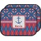 Buoy & Argyle Print Car Floor Mats (Back Seat) (Personalized)