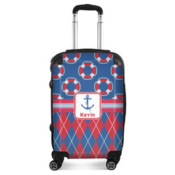 Buoy & Argyle Print Suitcase (Personalized)
