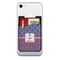 Buoy & Argyle Print Cell Phone Credit Card Holder w/ Phone