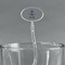 Buoy & Argyle Print Clear Plastic 7" Stir Stick - Oval - Main