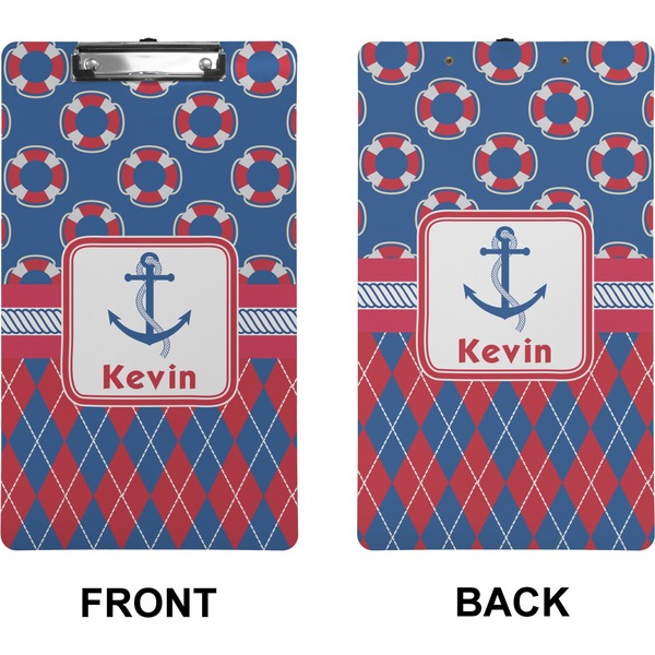 Buoy & Argyle Print Clipboard (Legal) (Front + Back)