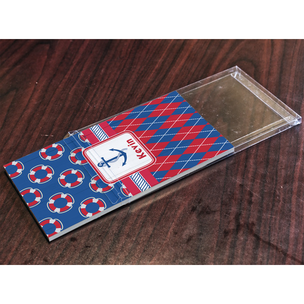 Buoy & Argyle Print Colored Pencils - In Package