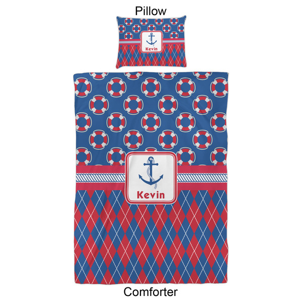 Buoy & Argyle Print Comforter Set - Twin XL - Approval