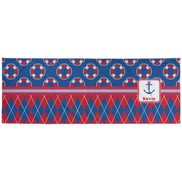 Buoy & Argyle Print Cooling Towel- Approval