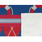 Buoy & Argyle Print Cooling Towel- Detail