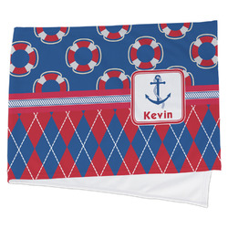 Buoy & Argyle Print Cooling Towel (Personalized)