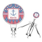 Buoy & Argyle Print Corkscrew (Personalized)