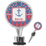 Buoy & Argyle Print Wine Bottle Stopper (Personalized)