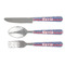 Buoy & Argyle Print Cutlery Set (Personalized)