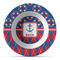 Buoy & Argyle Print Plastic Bowl - Microwave Safe - Composite Polymer (Personalized)