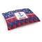 Buoy & Argyle Print Dog Bed - Medium w/ Name or Text