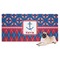 Buoy & Argyle Print Dog Towel (Personalized)