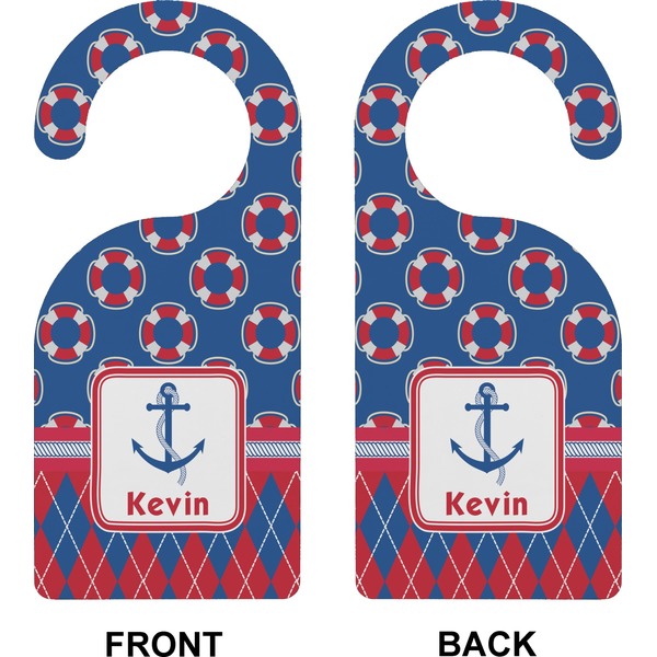 Buoy & Argyle Print Door Hanger (Approval)