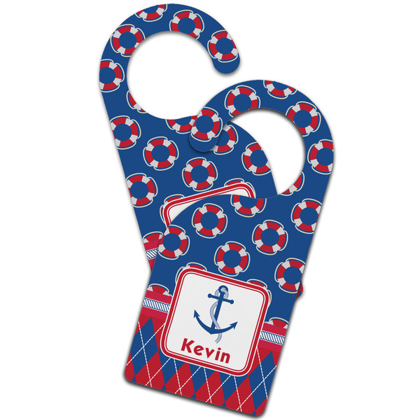 Buoy & Argyle Print Door Hanger - MAIN