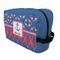 Buoy & Argyle Print Toiletry Bag / Dopp Kit (Personalized)