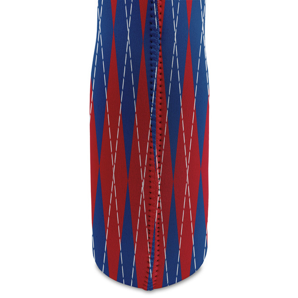 Buoy & Argyle Print Double Wine Tote - DETAIL 2 (new)