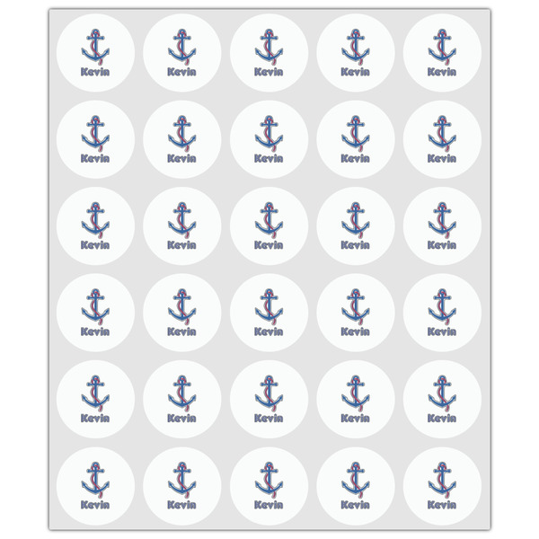 Buoy & Argyle Print Drink Topper - XSmall - Set of 30