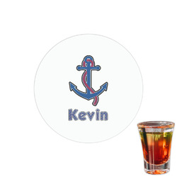 Buoy & Argyle Print Printed Drink Topper - 1.5" (Personalized)