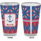 Buoy & Argyle Print Pint Glass - Full Color - Front & Back Views