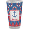 Buoy & Argyle Print Pint Glass - Full Color - Front View