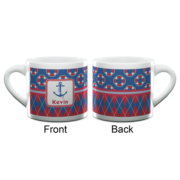 Buoy & Argyle Print Espresso Cup - 6oz (Double Shot) (APPROVAL)