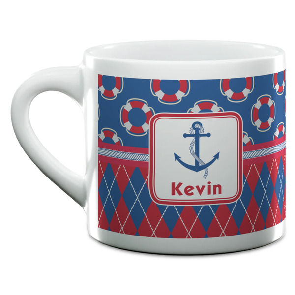 Buoy & Argyle Print Espresso Cup - 6oz (Double Shot) (MAIN)