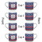 Buoy & Argyle Print Espresso Cup - 6oz (Double Shot Set of 4) APPROVAL