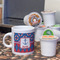 Buoy & Argyle Print Espresso Cup - Single Lifestyle