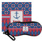 Buoy & Argyle Print Eyeglass Case & Cloth (Personalized)