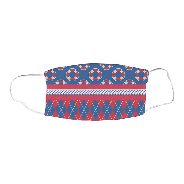 Buoy & Argyle Print Fabric Face Mask