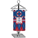 Buoy & Argyle Print Finger Tip Towel - Full Print (Personalized)