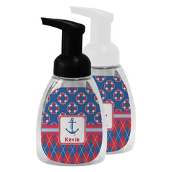Buoy & Argyle Print Foam Soap Bottle (Personalized)