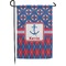 Buoy & Argyle Print Small Garden Flag - Double Sided w/ Name or Text