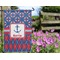 Buoy & Argyle Print Garden Flag - Outside In Flowers