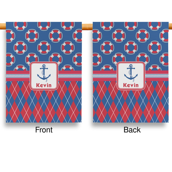 Buoy & Argyle Print Garden Flags - Large - Double Sided - APPROVAL
