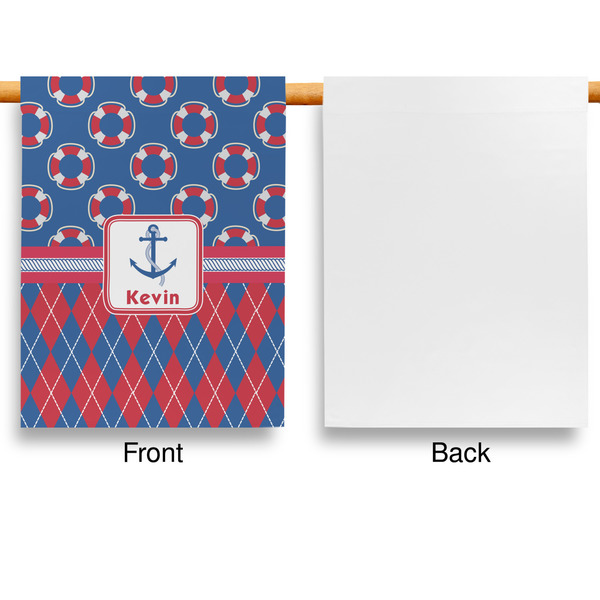 Buoy & Argyle Print Garden Flags - Large - Single Sided - APPROVAL