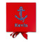 Buoy & Argyle Print Gift Boxes with Magnetic Lid - Red - Approval