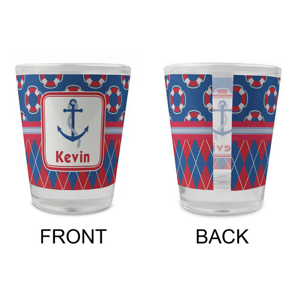 Buoy & Argyle Print Glass Shot Glass - Standard - APPROVAL
