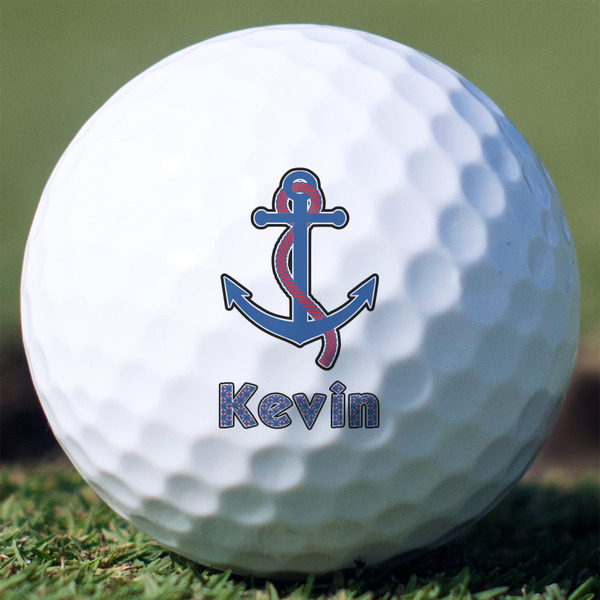 Custom Buoy & Argyle Print Golf Balls (Personalized)