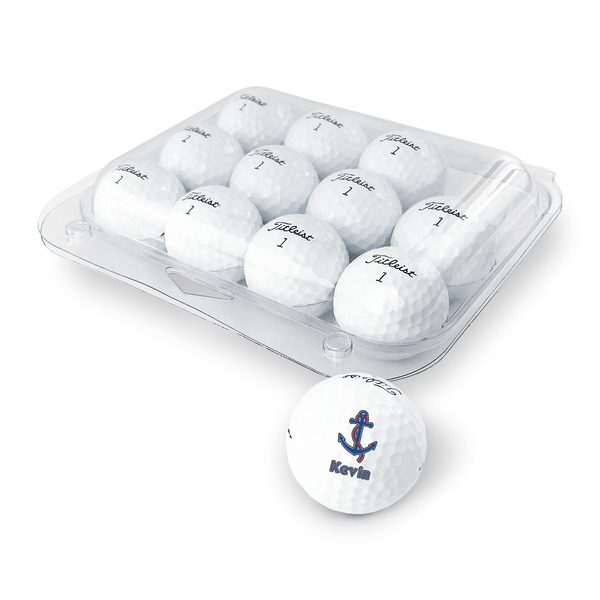 Buoy & Argyle Print Golf Balls - Titleist - Set of 12 - PACKAGING