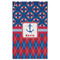 Buoy & Argyle Print Golf Towel - Poly-Cotton Blend - Large w/ Name or Text