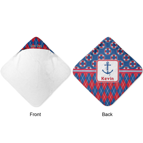 Buoy & Argyle Print Hooded Baby Towel- Approval